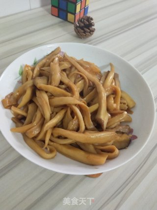 Shredded King Pleurotus with Garlic recipe