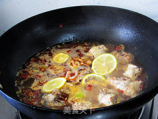 Spicy Lemon Chicken Hot Pot recipe