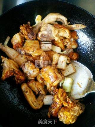 Chicken Stewed with Mushrooms recipe