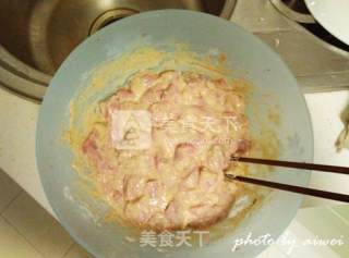 Steamed Bowl with Small Crispy Pork recipe