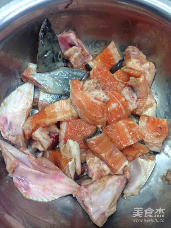 Braised Salmon Head recipe