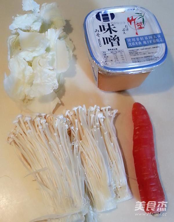 Enoki Mushroom Miso Soup recipe