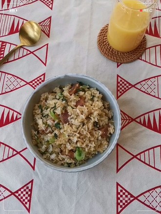 Fried Rice with Sausage and Vegetables