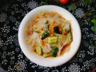 #团圆饭#cucumber with Noodles recipe