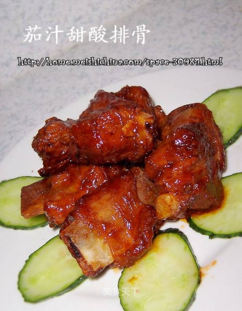 Sweet and Sour Pork Ribs with Tomato Sauce recipe