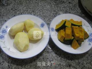 Potato Boiled Pumpkin recipe