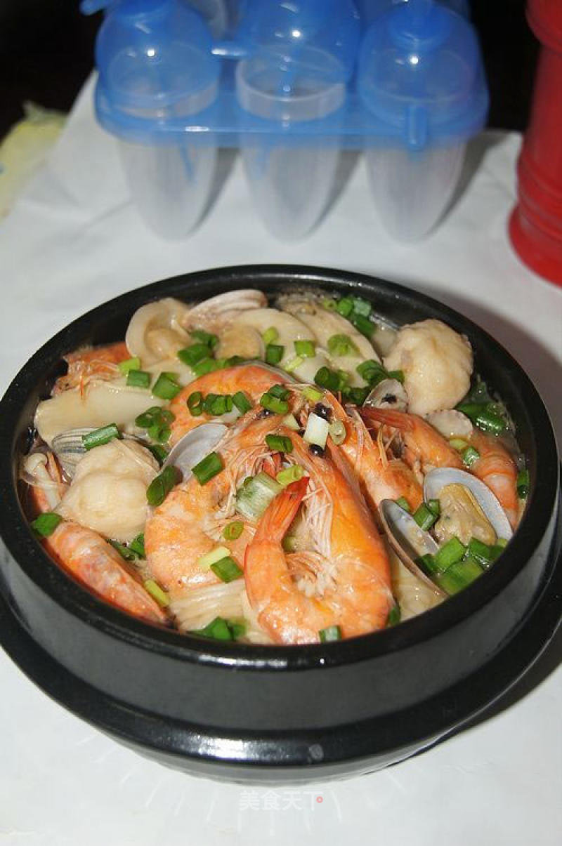 Stone Pot Seafood Vermicelli recipe