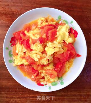 Tomato Scrambled Eggs recipe