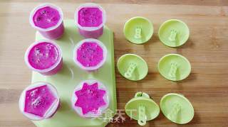 Milk Dragon Fruit Popsicle recipe