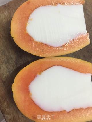 Papaya Coconut Milk Jelly recipe