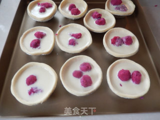 Lime Purple Sweet Potato Tart recipe