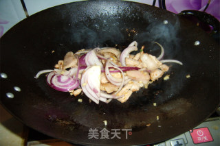 Stir-fried Pork with Garlic Moss recipe