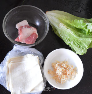 Lettuce and Shrimp Wonton recipe