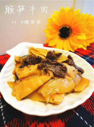 Sour Bamboo Shoots Beef