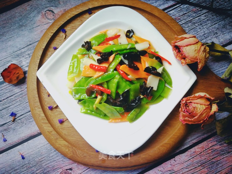 Seasonal Vegetables in Oyster Sauce recipe
