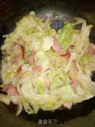 Stir-fried Cabbage with Bacon recipe