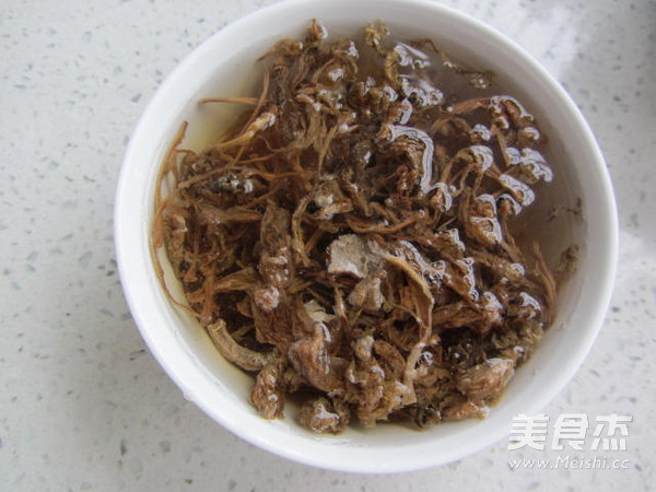 Boiled Bamboo Shoots and Dried Vegetables recipe