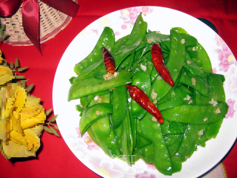 Garlic Snow Peas recipe