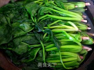 Spinach Mixed Vermicelli recipe
