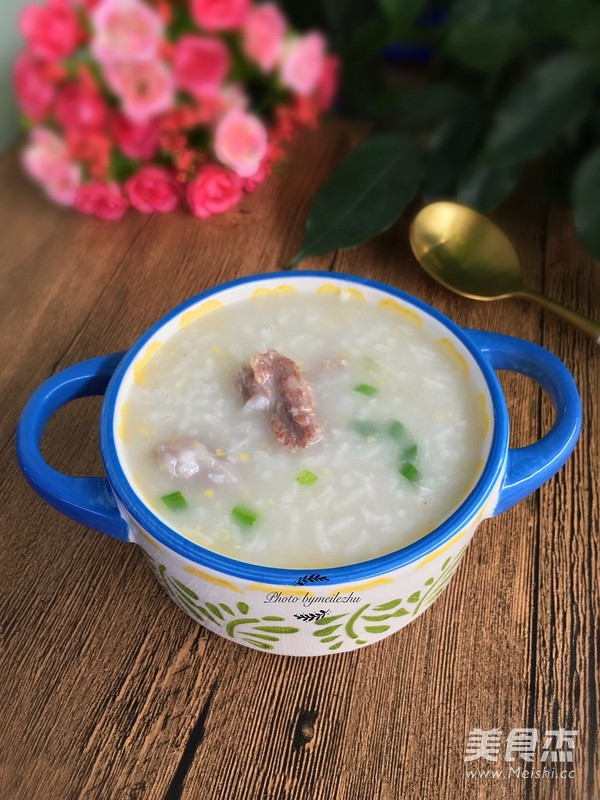 Taro Pork Ribs Congee recipe