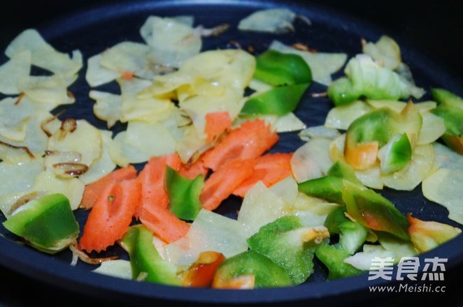 Green Pepper Potato Chips recipe