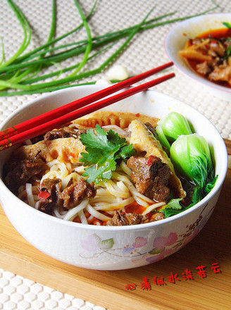 Spicy Braised Beef Noodles recipe
