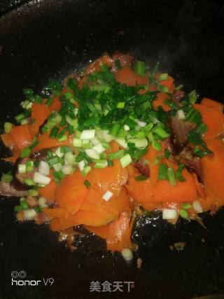Sausage Fried Carrots recipe