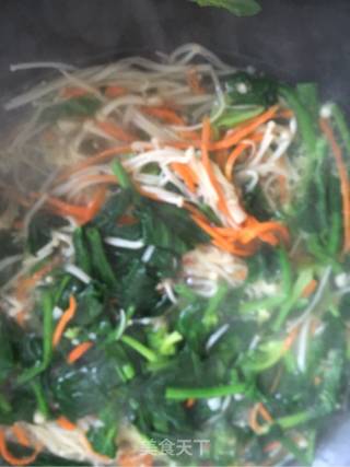 Seasonal Vegetables Mixed with Sesame Sauce recipe