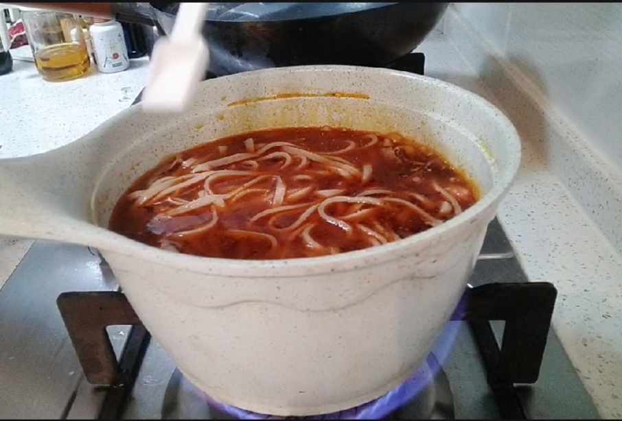 Lazy Spicy Noodle recipe