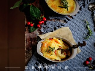 Cheese Baked Mashed Potatoes recipe