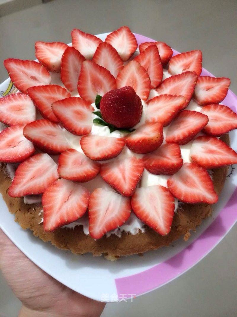 Strawberry Cake (rice Cooker Version) recipe