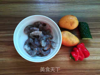 Mango Juice Drenched Shrimp recipe