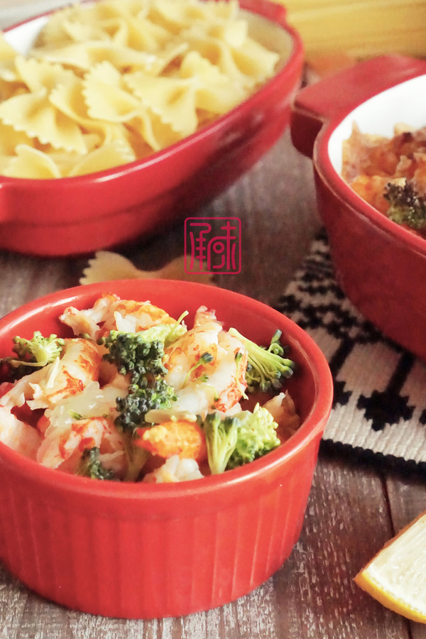 Chengwei Baked Pasta with Crayfish and Cheese recipe