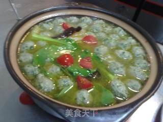 Cilantro Meatball Soup recipe