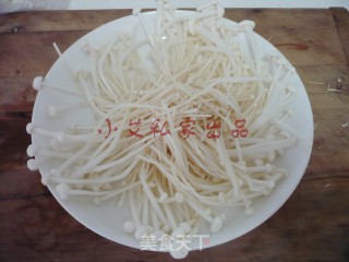 Garlic Vermicelli Enoki Mushroom recipe