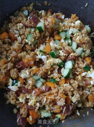 Pumpkin Sauce Fried Rice recipe