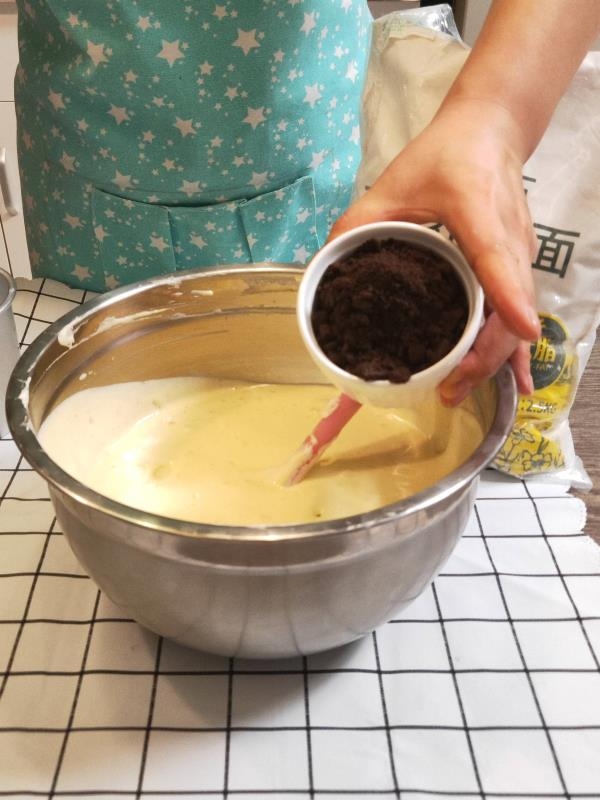 Oreo Yogurt Buckwheat Chiffon Cake. recipe