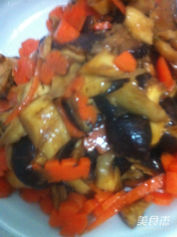 Braised Double Mushrooms in Oyster Sauce recipe