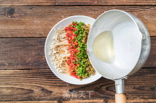 Double Chopped Pepper Enoki Mushroom recipe