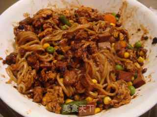 Noodles with Soy Sauce and Egg Fried Sauce recipe