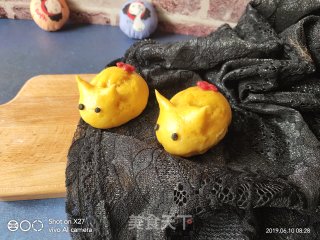 Cartoon Pumpkin Bunny Buns (bunny in Red Clothes) recipe