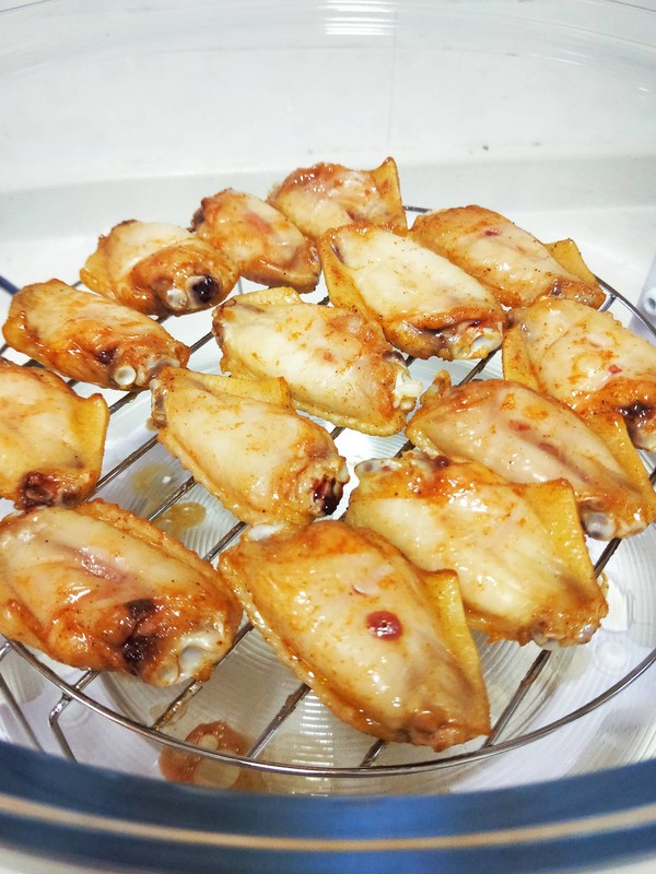 Honey Grilled Chicken Wings in Guangbo Oven recipe