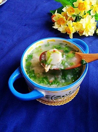 Congee with Scallops, Shrimp and Yam recipe