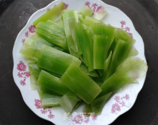 Fried Fungus with Lettuce recipe