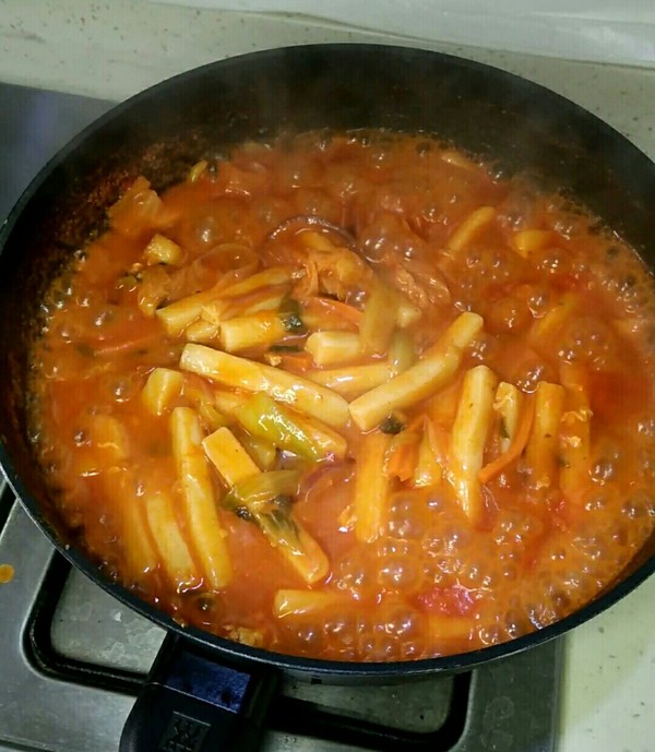 Korean Spicy Stir-fried Rice Cake recipe