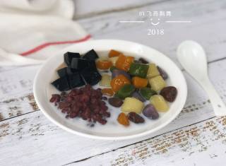 Potato Color Taro Balls recipe