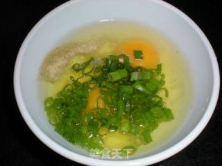 Scrambled Eggs with Chopped Green Onion recipe