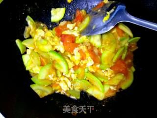 #蛋美食#zucchini Scrambled Eggs recipe