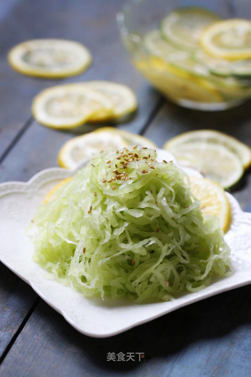 Lemon Scented Watermelon Peel recipe