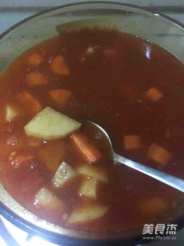 Spicy Chicken Rice Cake Soup recipe